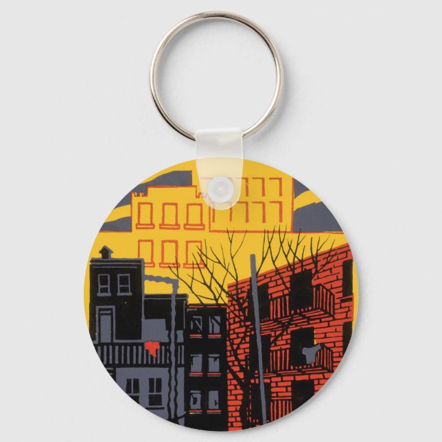 Help Your Neighbourhood Key Ring (Front)