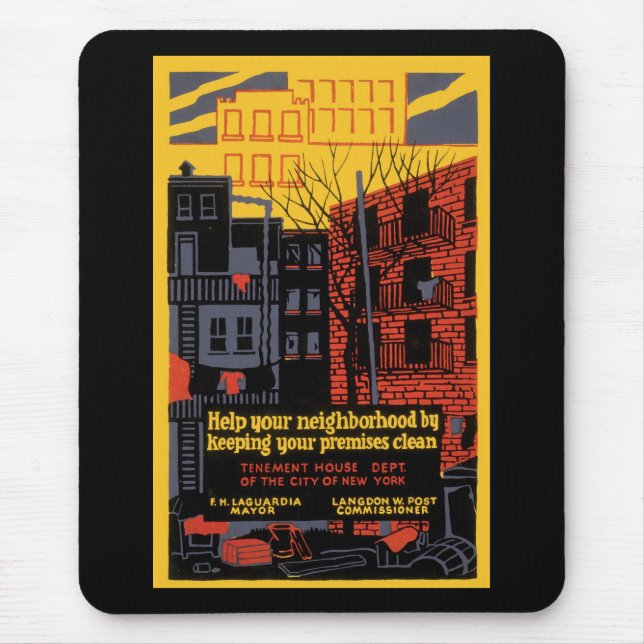 Help Your Neighbourhood Mouse Pad (Front)