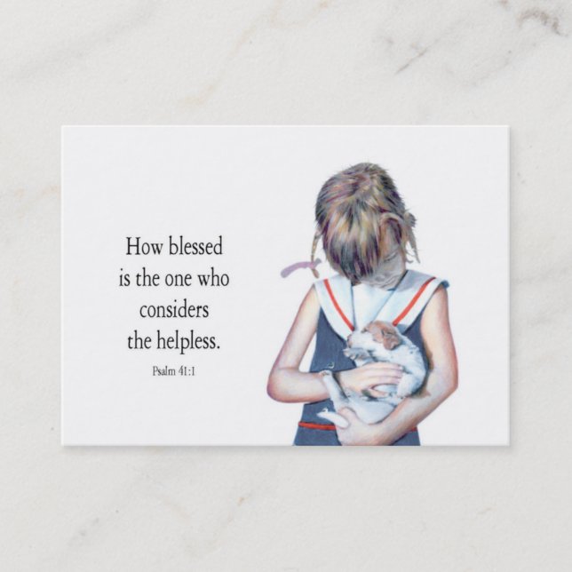 Helper and Blessing Business Card (Front)