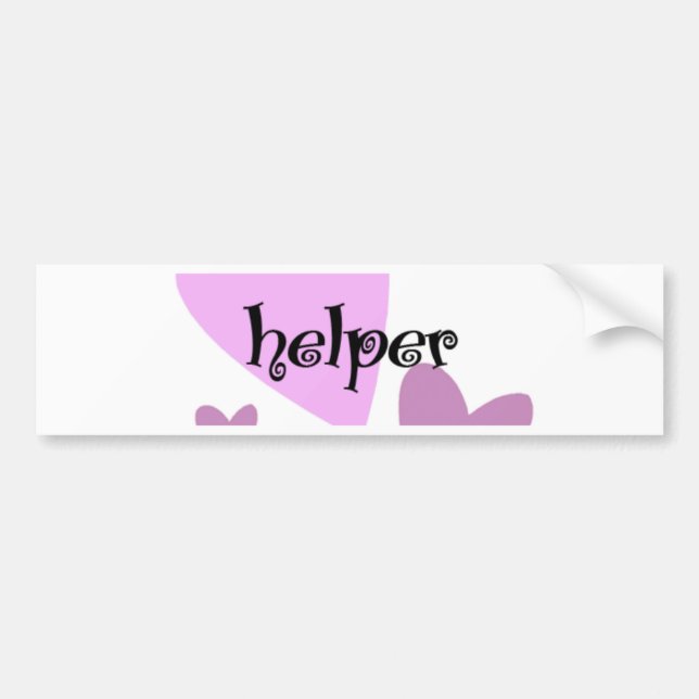 Helper Bumper Sticker (Front)