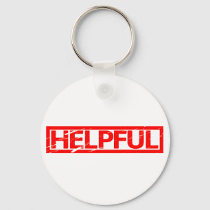Helpful Stamp Key Ring