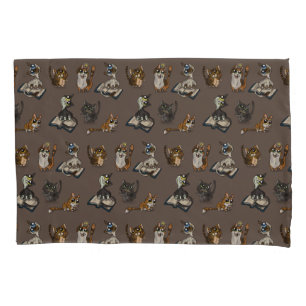 Helpful Study Cats Pillowcase
