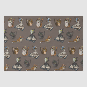 Helpful Study Cats  Tissue Paper