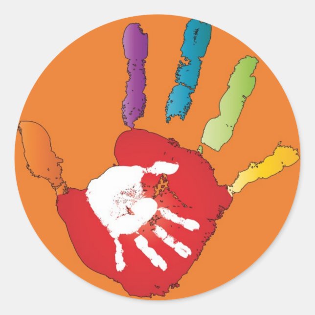 Helping Hand Child Care Name Stickers (Front)