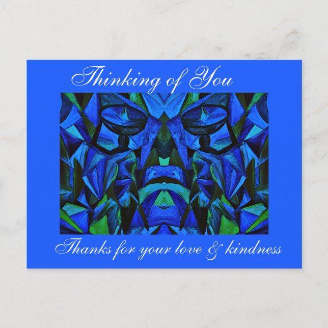 Helping Hand,Love & Unity_ Postcard (Front)