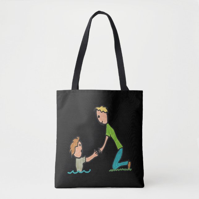 Helping Hand Tote Bag (Front)