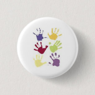 Helping Hands 3 Cm Round Badge