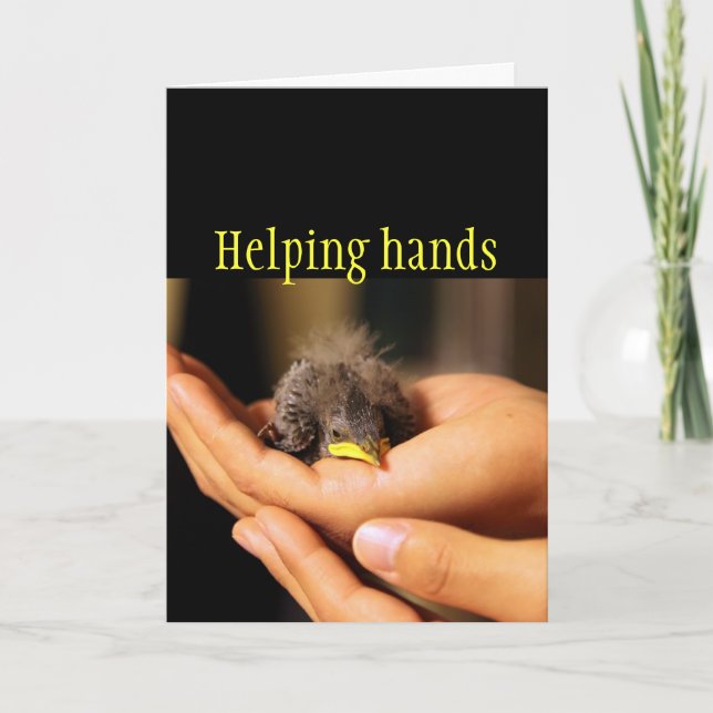 Helping hands card (Front)