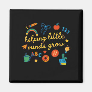 Helping Little Minds Grow Kindergarten Preschool T Magnet