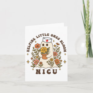 Helping Little Ones Bloom Wildflower Nicu Nurse Ha Card