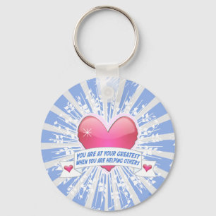 Helping Others Key Ring