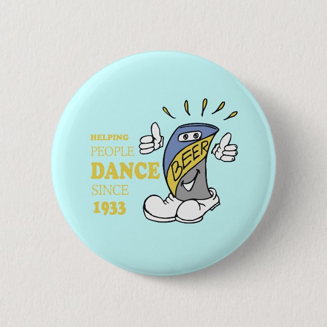 HELPING PEOPLE DANCE 6 CM ROUND BADGE (Front)