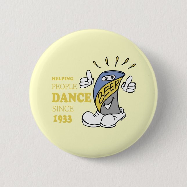 HELPING PEOPLE DANCE 6 CM ROUND BADGE (Front)