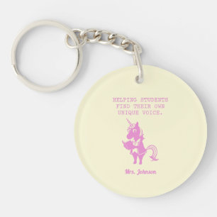 Helping Students Find Their Unique Voice English Key Ring