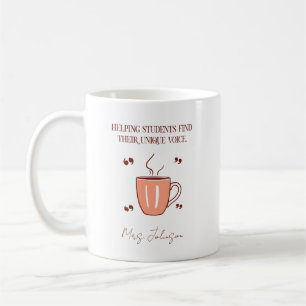 Helping Students Find Their Unique Voice Teacher Coffee Mug