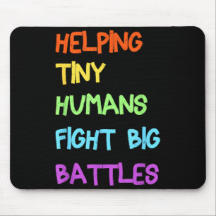 Helping tiny humans fight big battles paediatrics mouse pad