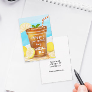 Helping You is my Special Tea Pop By Card