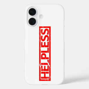 Helpless Stamp iPhone 16 Case