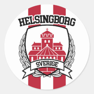 Helsingborg Classic Round Sticker