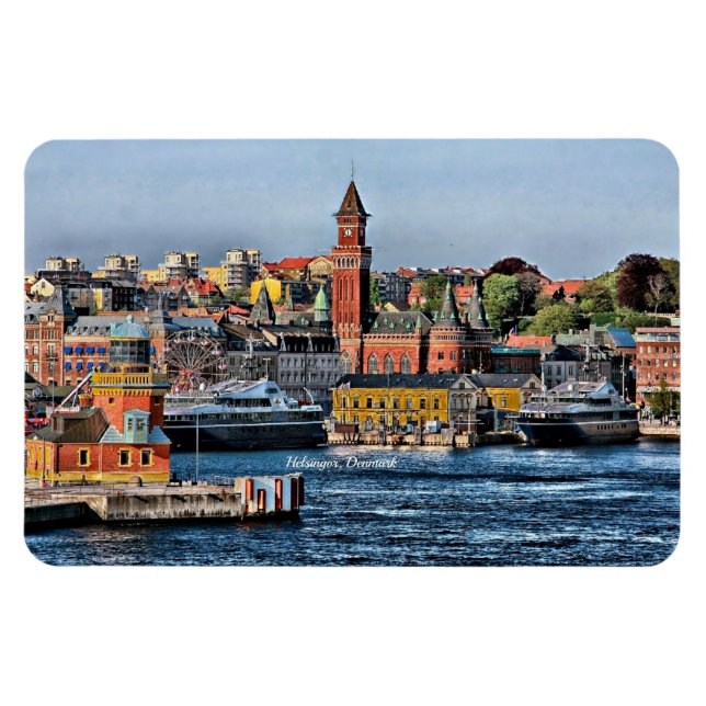 Helsingor, Denmark, landscape photograph Magnet (Horizontal)