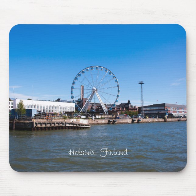 Helsinki Cityscape Mouse Pad (Front)