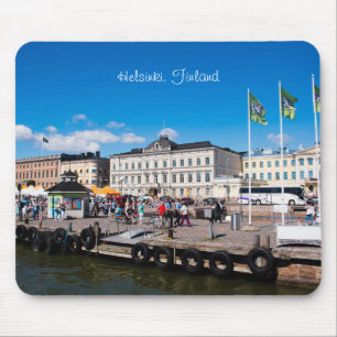 Helsinki Cityscape Mouse Pad