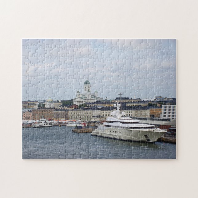 Helsinki cityscape with Helsinki Cathedral Jigsaw Puzzle (Horizontal)