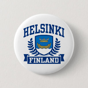 Helsinki Finland 6 Cm Round Badge