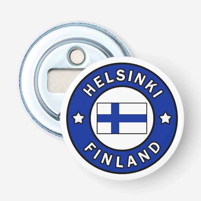Helsinki Finland Bottle Opener (Front)