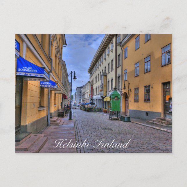 Helsinki Finland City Scene Postcard (Front)
