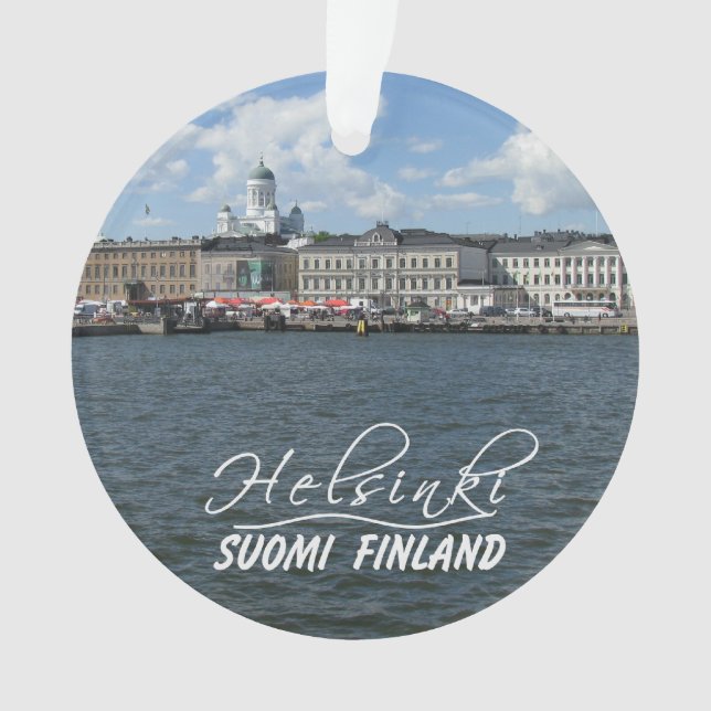 HELSINKI Finland custom ornaments (Front)