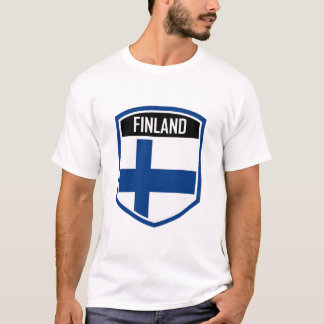 Helsinki Finland Flag Emblem T-Shirt