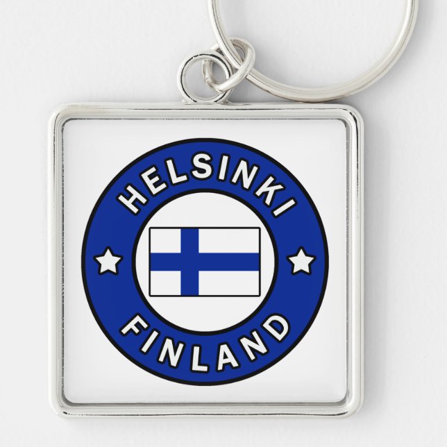 Helsinki Finland Key Ring (Front)