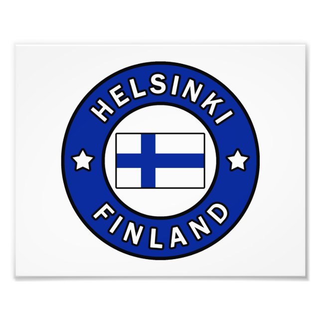Helsinki Finland Photo Print (Front)