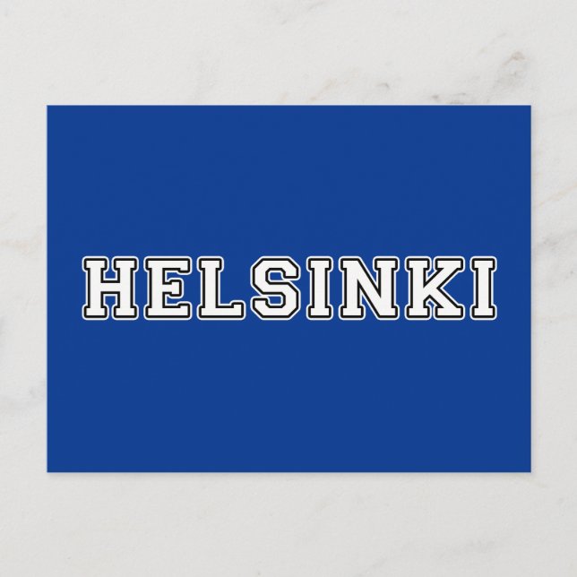 Helsinki Finland Postcard (Front)