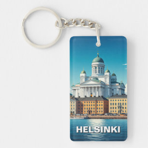Helsinki Finland Travel Key Ring