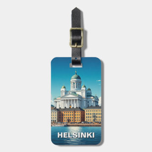 Helsinki Finland Travel Luggage Tag