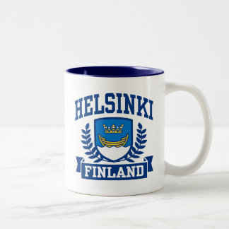 Helsinki Finland Two-Tone Coffee Mug