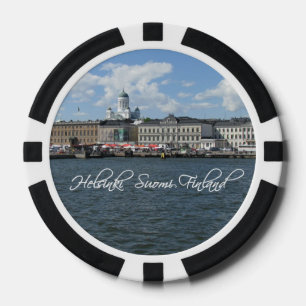 Helsinki Harbour custom poker chips