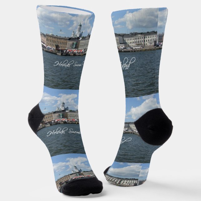 Helsinki Harbour Socks (Angled)