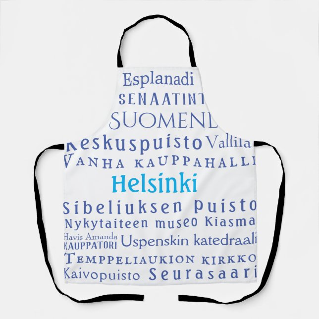 Helsinki Landmarks  Apron (Front)