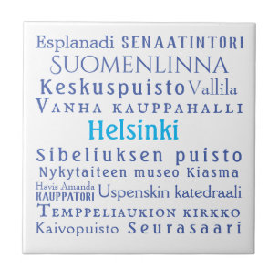 Helsinki Landmarks Ceramic Tile
