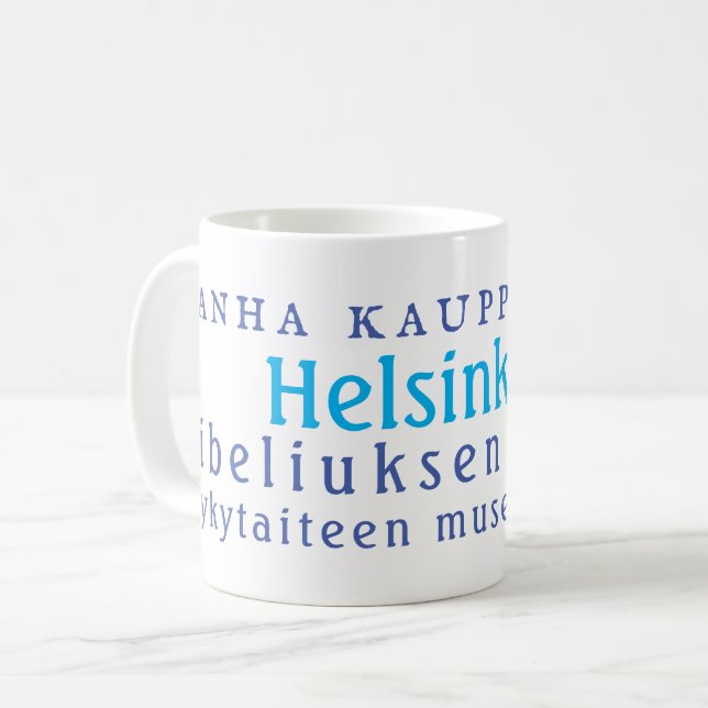 Helsinki Landmarks  Coffee Mug (Front Left)