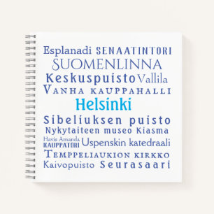 Helsinki Landmarks Notebook