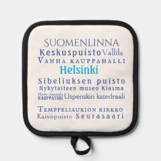 Helsinki Landmarks  Pot Holder