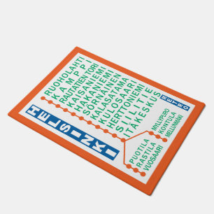 Helsinki Metro Stations door mats