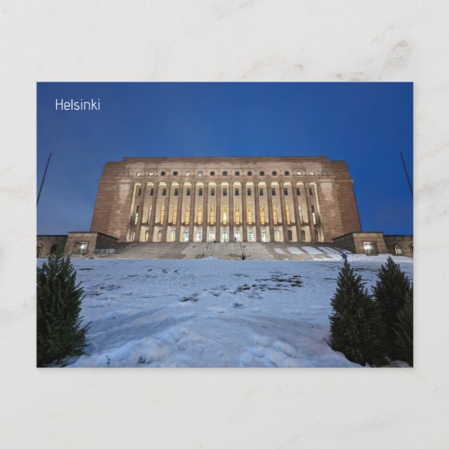 Helsinki Parliament House Postcard (Front)