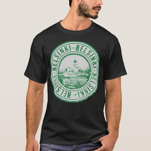 Helsinki Pride Stamp T-Shirt (Front)