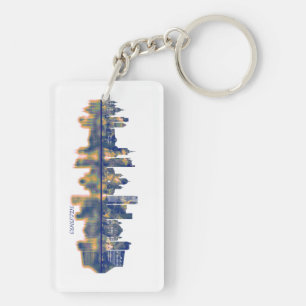 Helsinki Skyline Key Ring