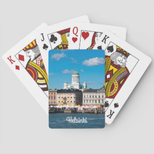 Helsinki Skyline Playing Cards